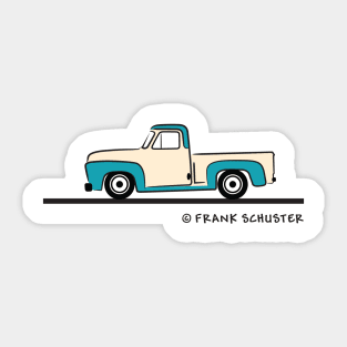 1954 Ford F 150 Pickup Truck Color Sticker